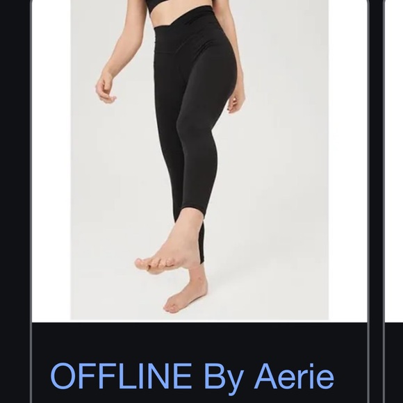 Aerie cross over leggings - Picture 1 of 3